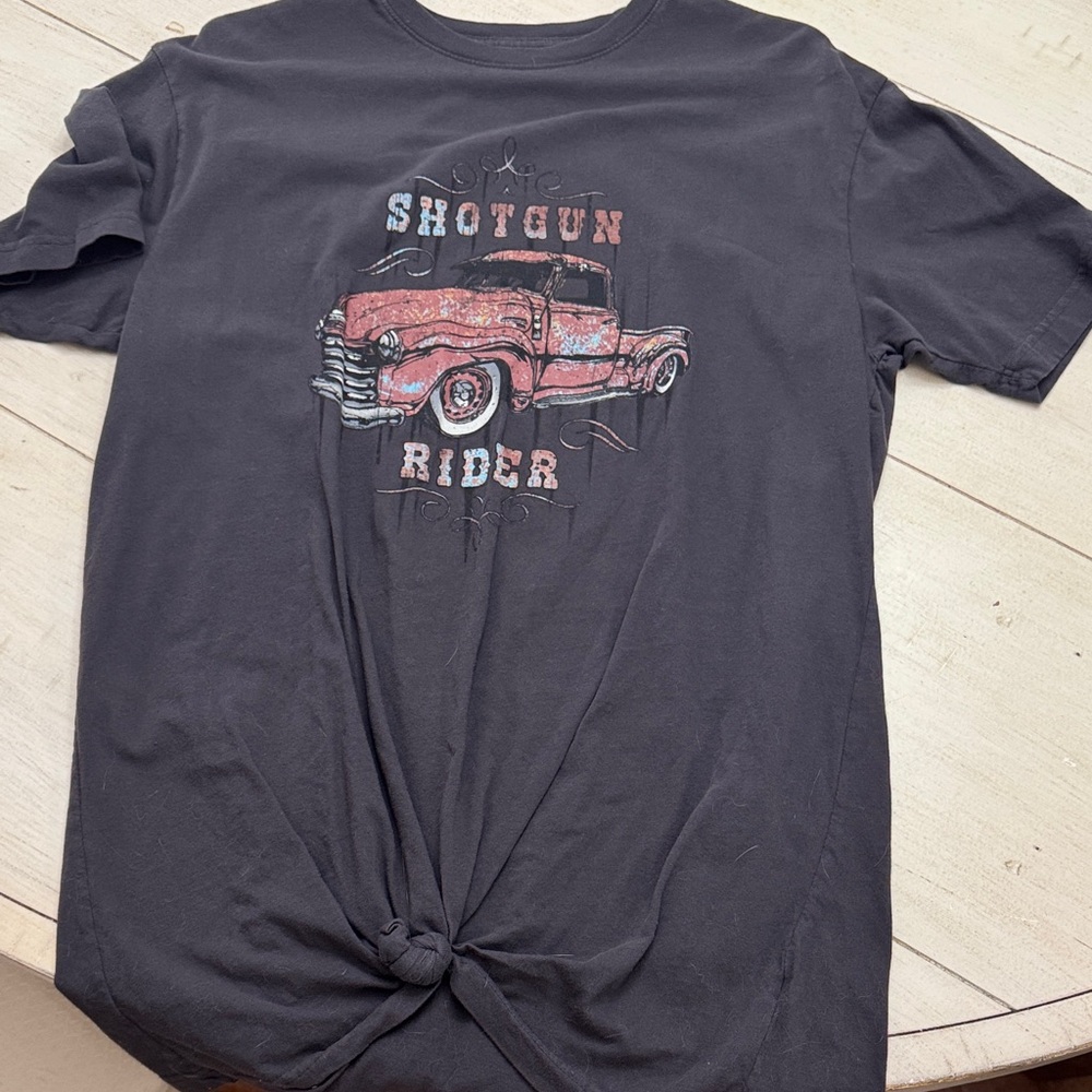 Men's Black Graphic T-Shirt